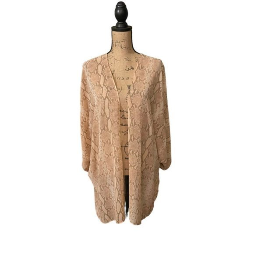 Women’s‎ Snakeskin Print Kimono